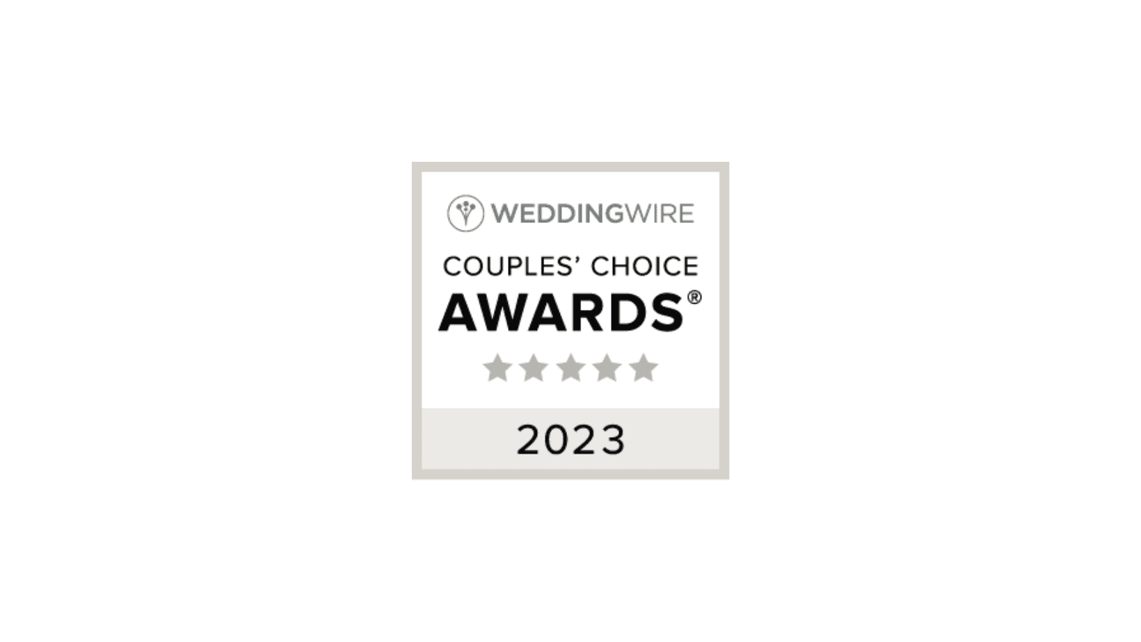 Wedding Wire Couple's Choice Awards Winner 2023